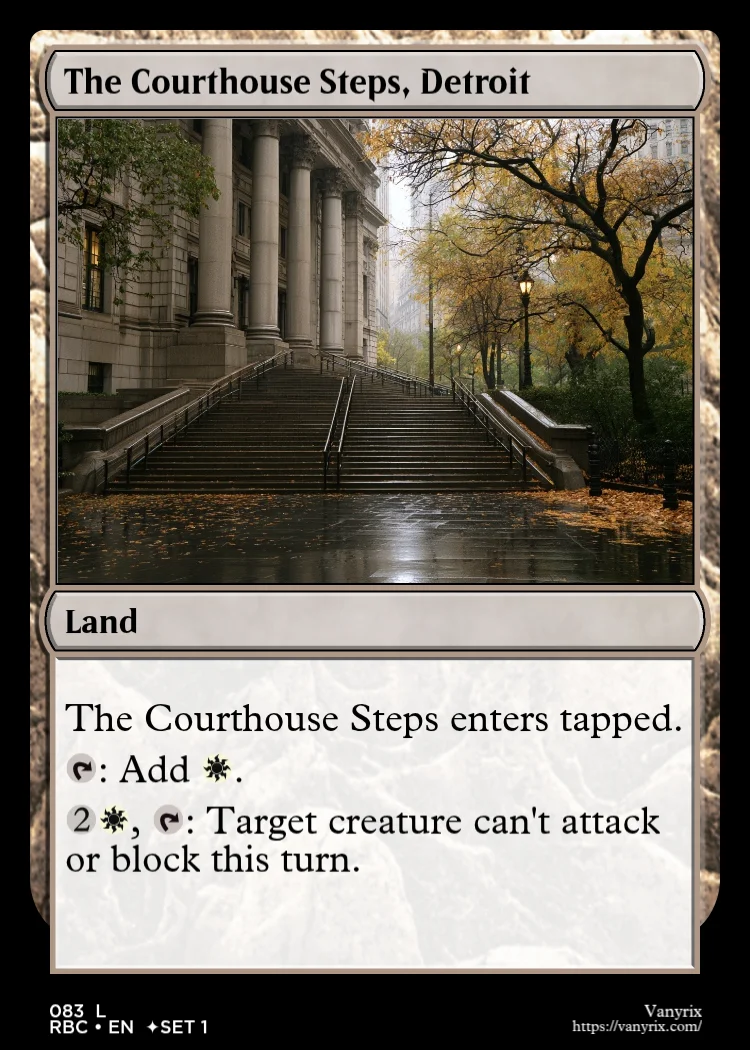 The Courthouse Steps, Detroit