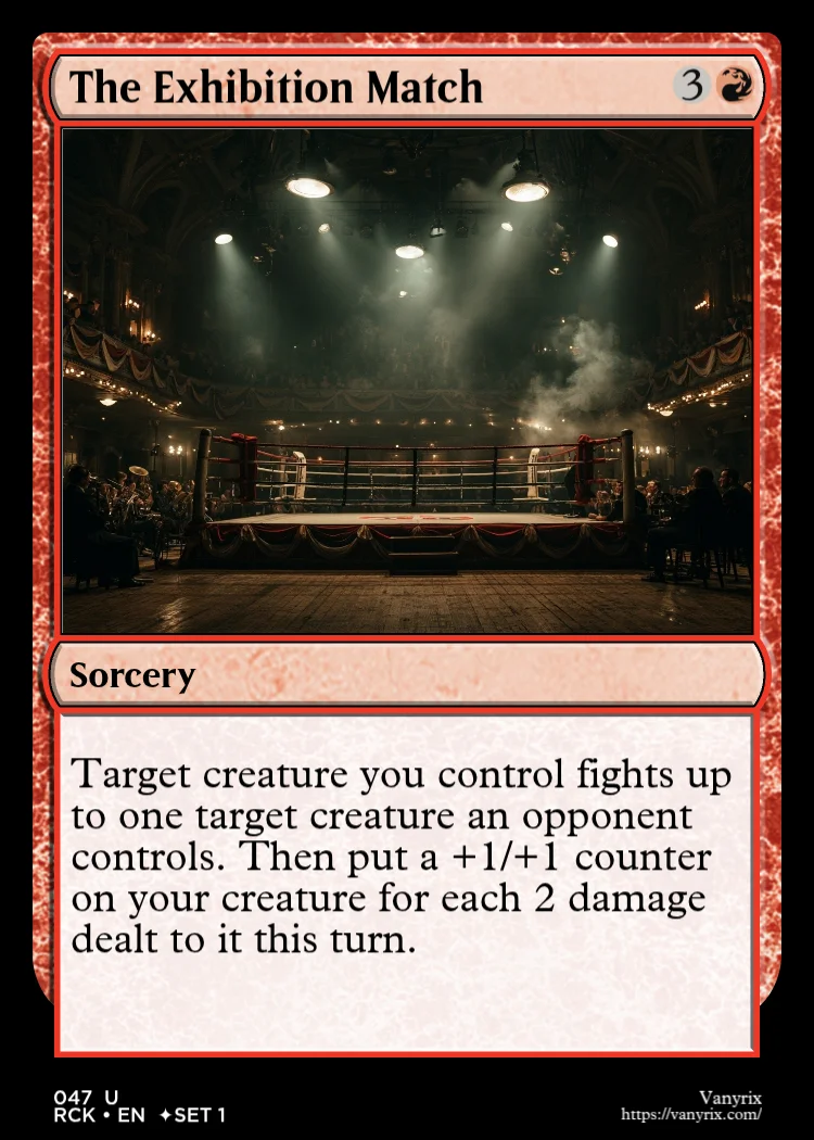The Exhibition Match