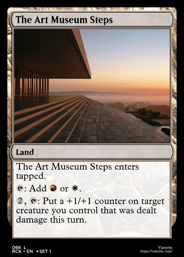 The Art Museum Steps