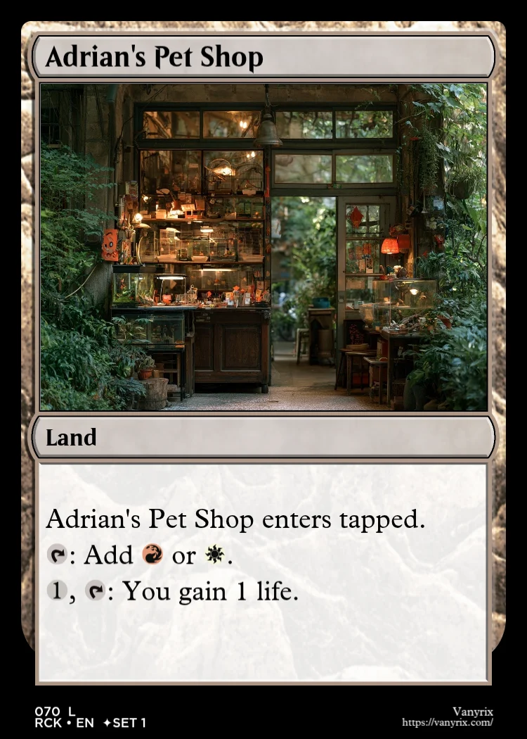 Adrian's Pet Shop
