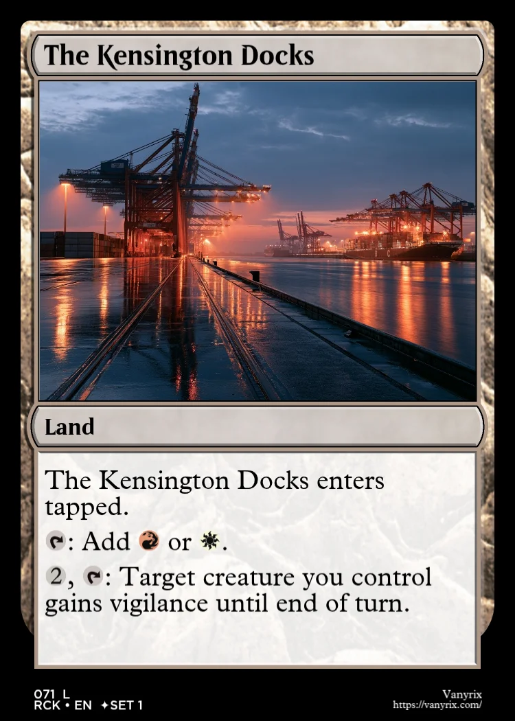The Kensington Docks