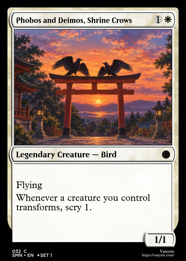 Phobos and Deimos, Shrine Crows