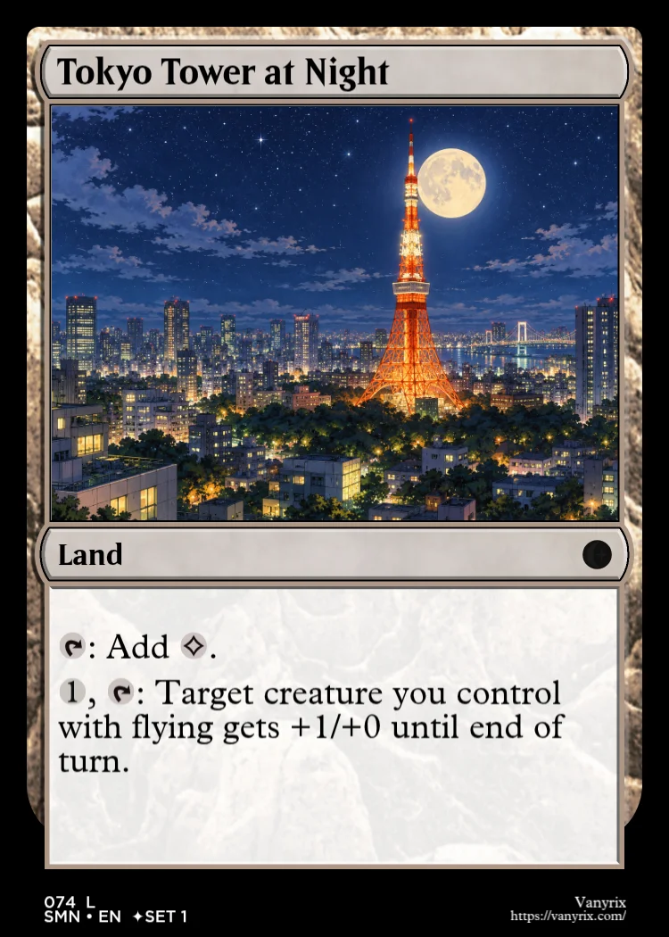 Tokyo Tower at Night