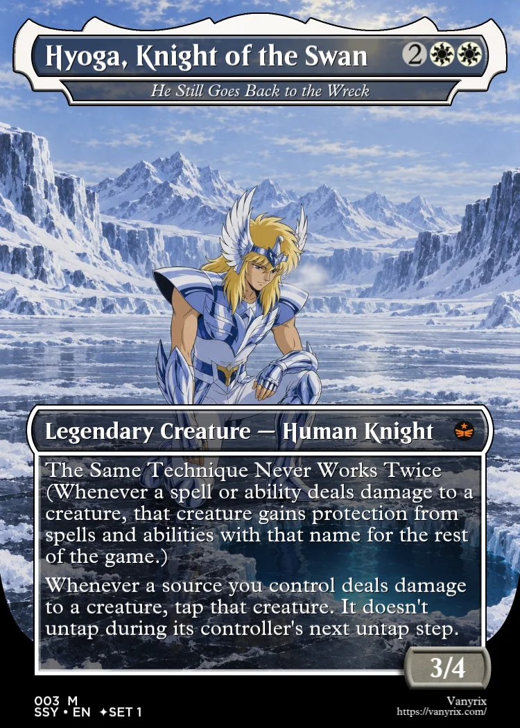Hyoga, Knight of the Swan