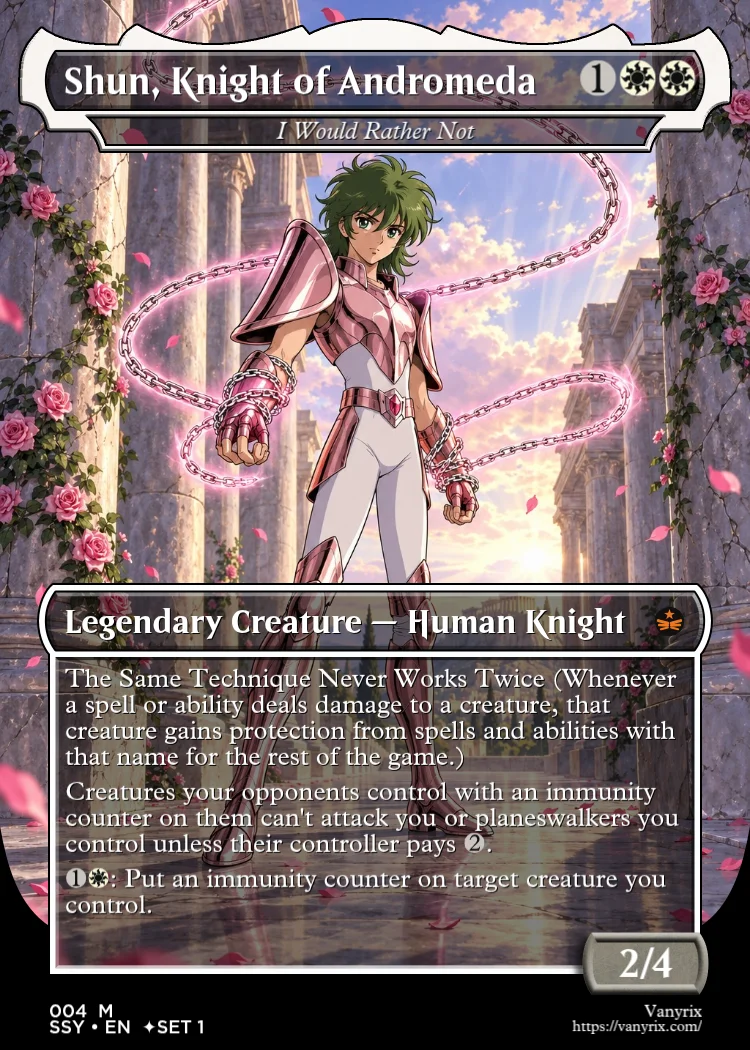 Shun, Knight of Andromeda