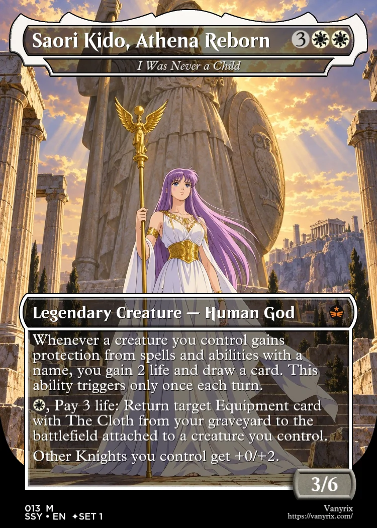 Saori Kido, Athena Reborn