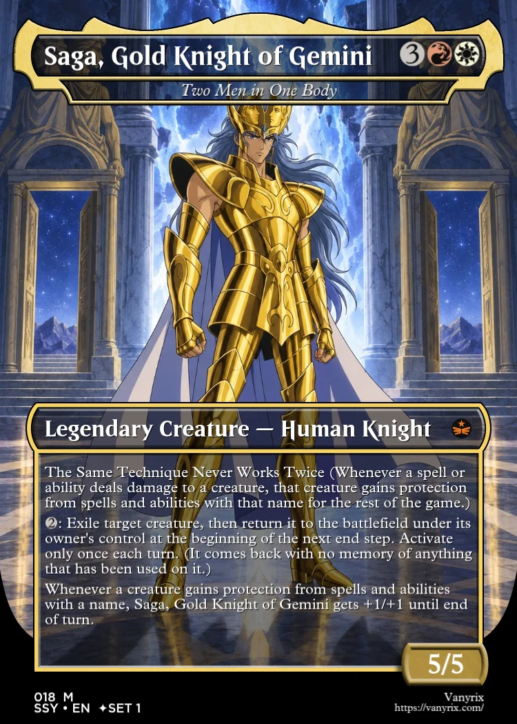 Saga, Gold Knight of Gemini