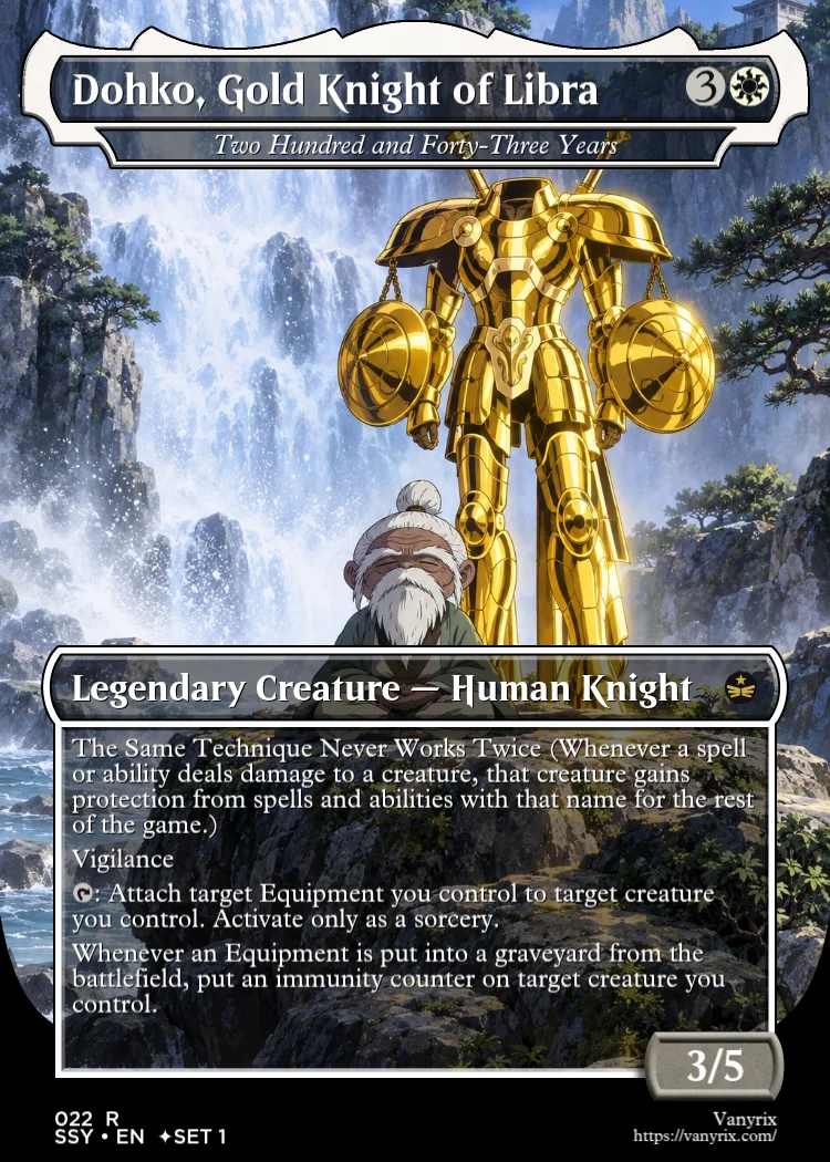 Dohko, Gold Knight of Libra