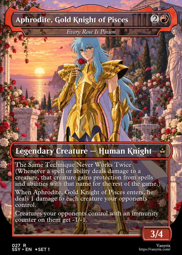 Aphrodite, Gold Knight of Pisces