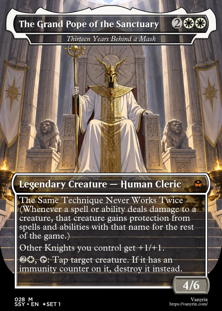 The Grand Pope of the Sanctuary
