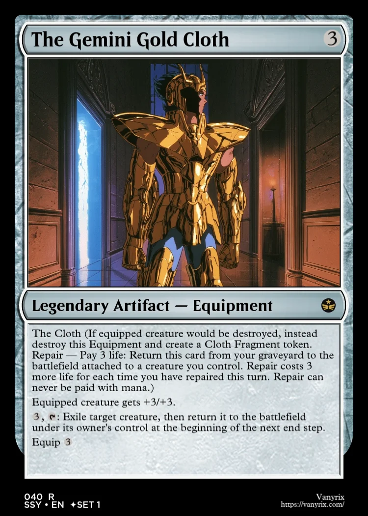 The Gemini Gold Cloth