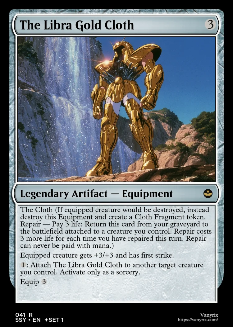 The Libra Gold Cloth