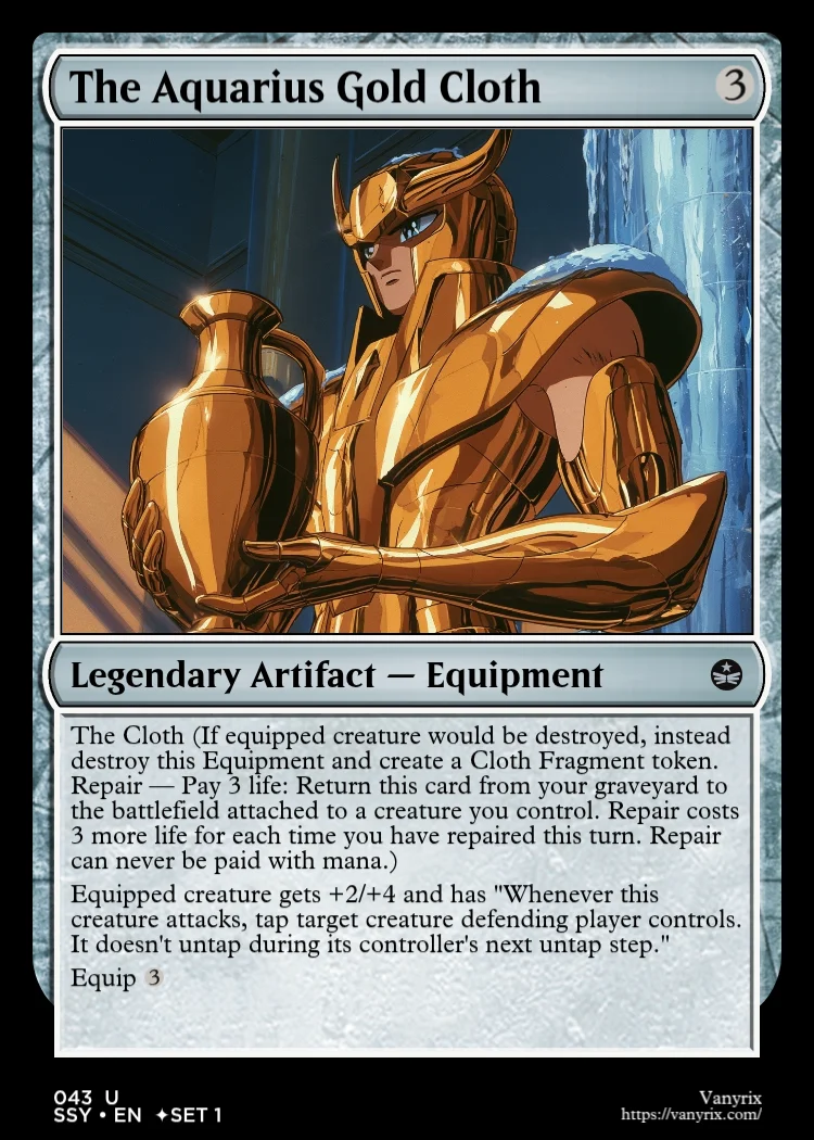 The Aquarius Gold Cloth