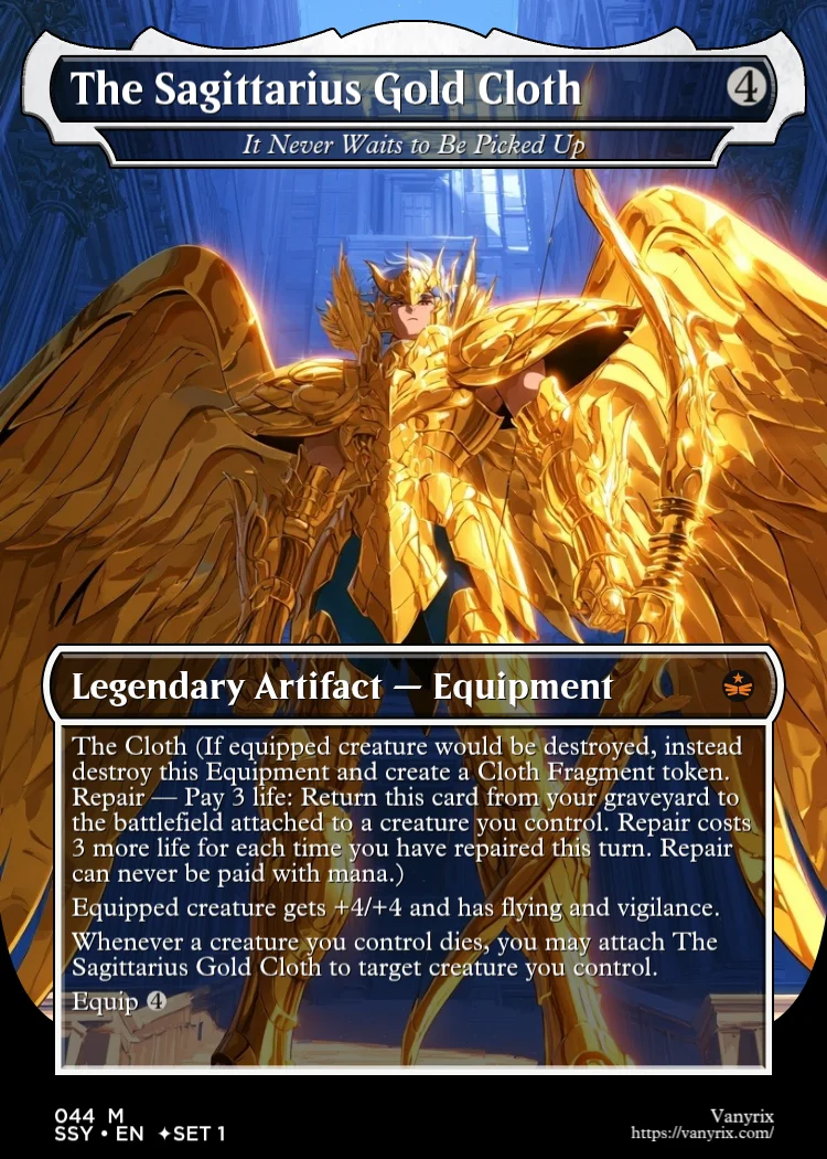 The Sagittarius Gold Cloth