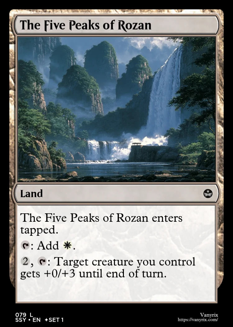 The Five Peaks of Rozan