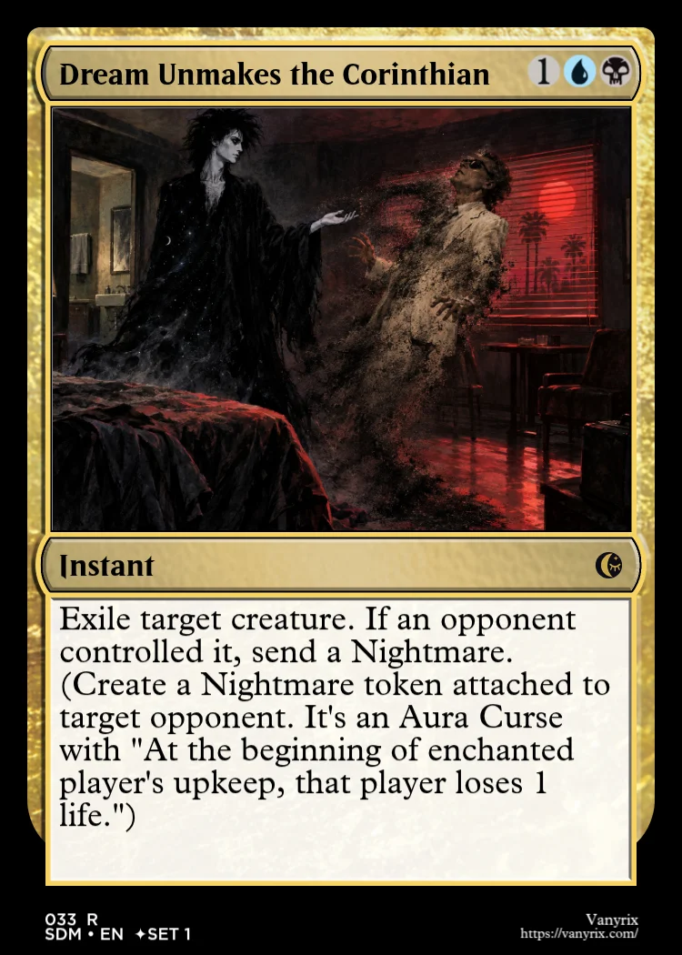 Dream Unmakes the Corinthian