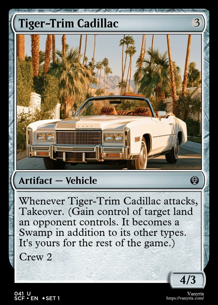 Tiger-Trim Cadillac