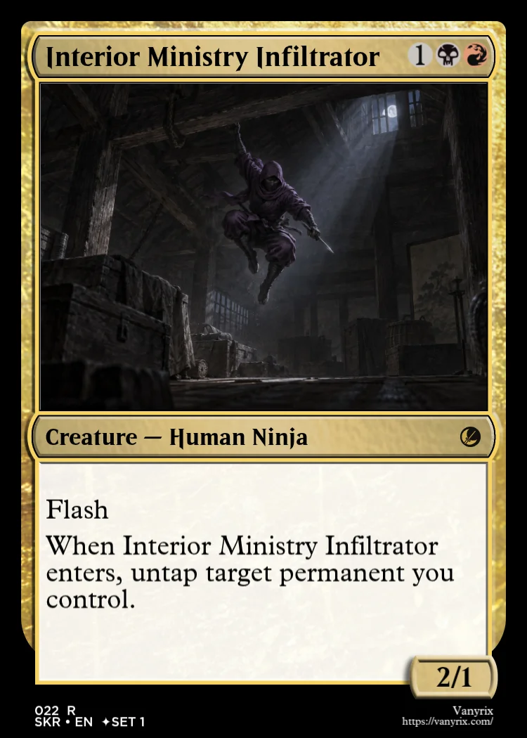 Interior Ministry Infiltrator