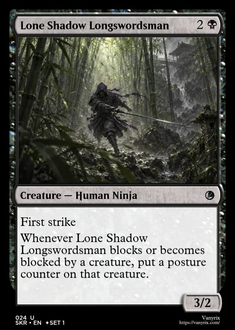 Lone Shadow Longswordsman