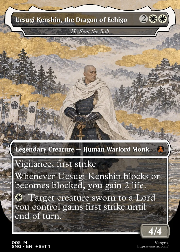 Uesugi Kenshin, the Dragon of Echigo