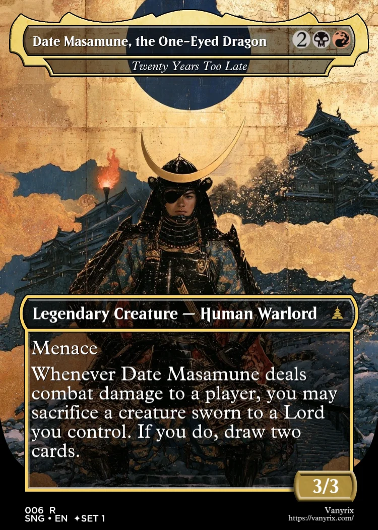 Date Masamune, the One-Eyed Dragon