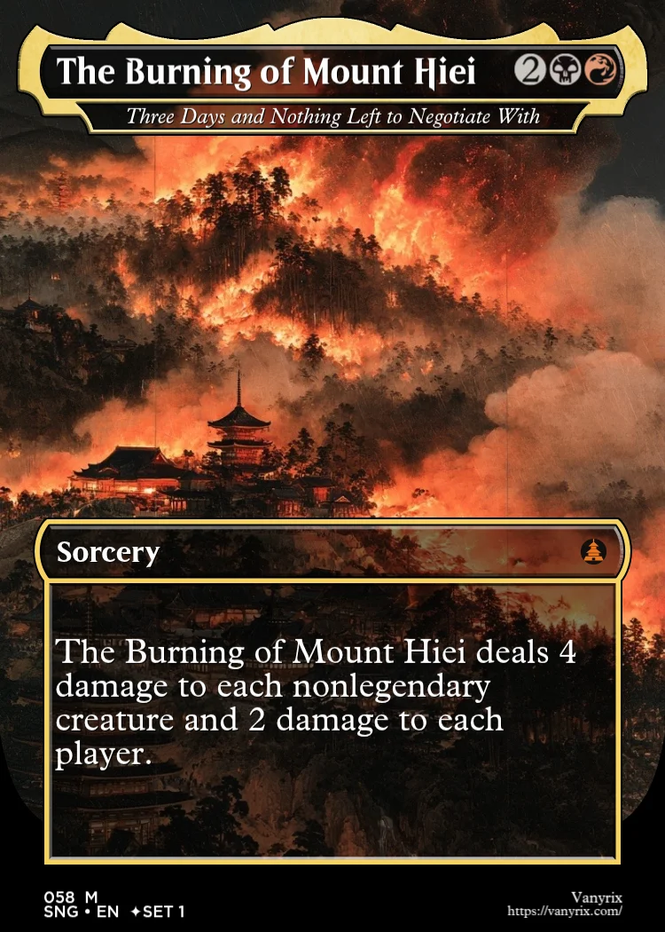 The Burning of Mount Hiei