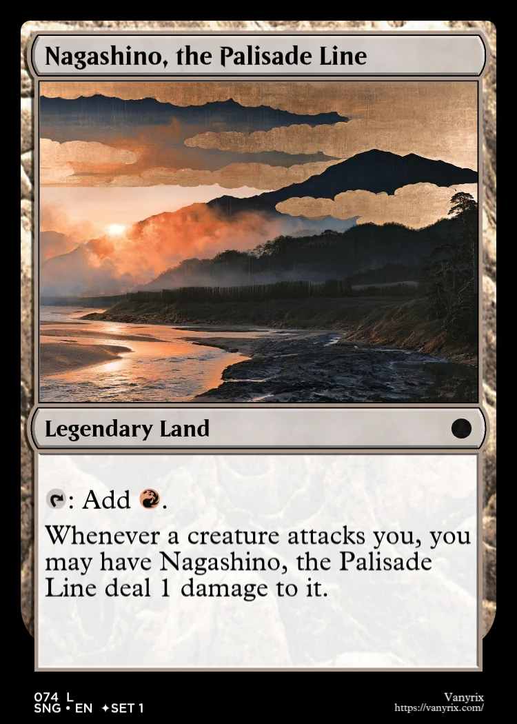 Nagashino, the Palisade Line