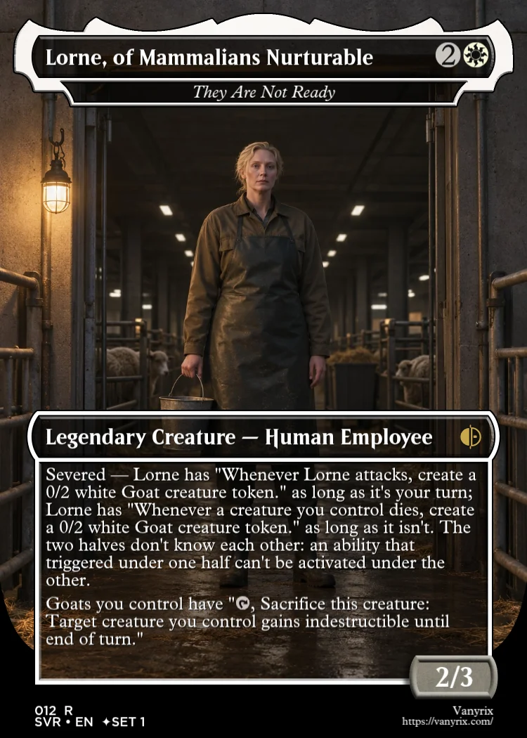 Lorne, of Mammalians Nurturable