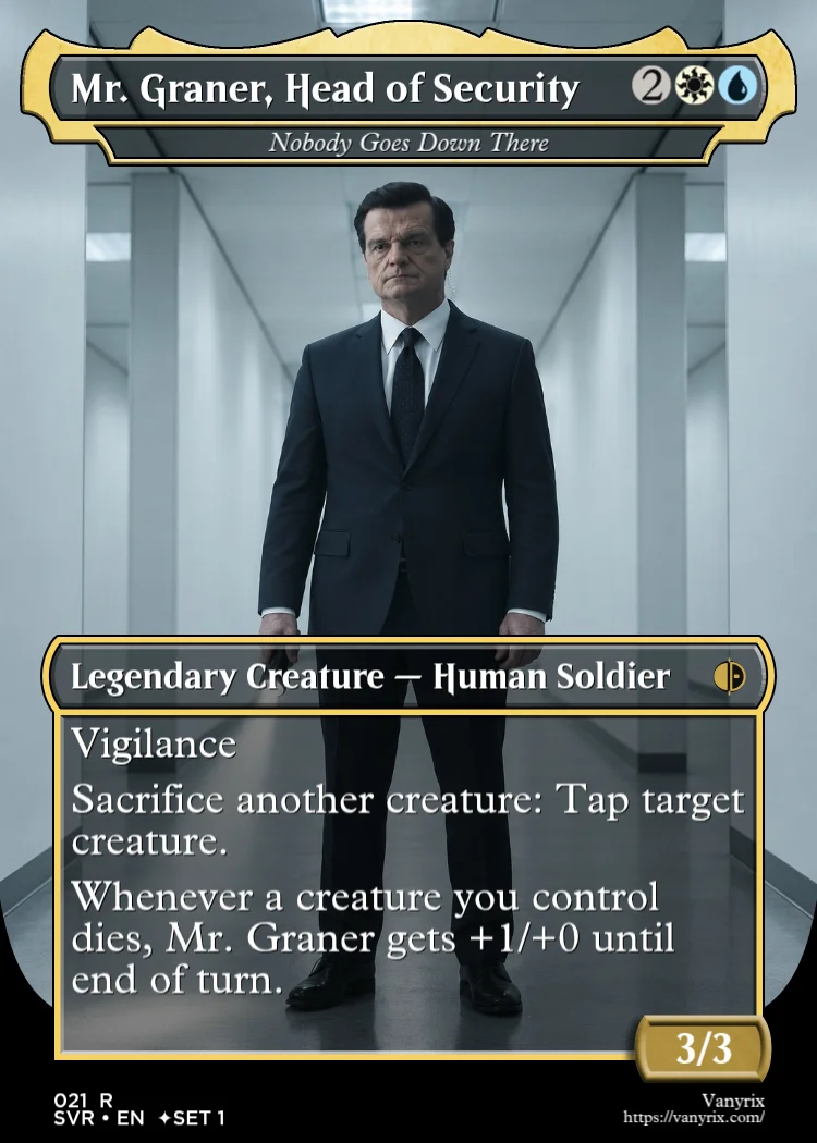 Mr. Graner, Head of Security