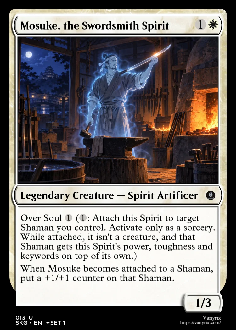 Mosuke, the Swordsmith Spirit