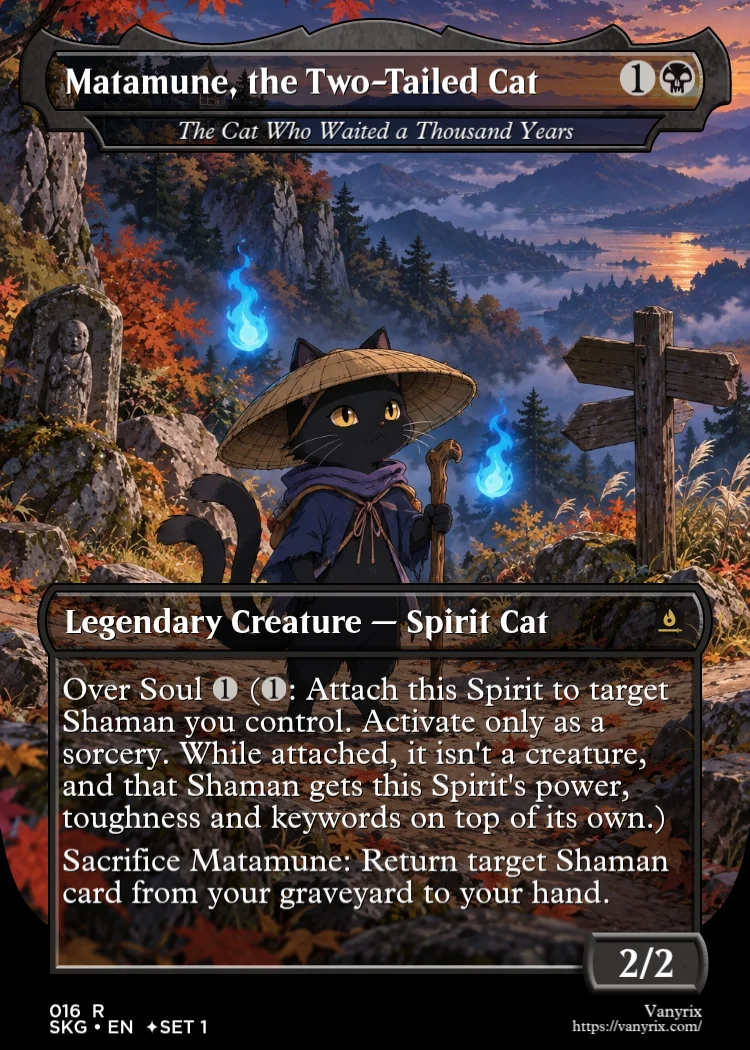 Matamune, the Two-Tailed Cat