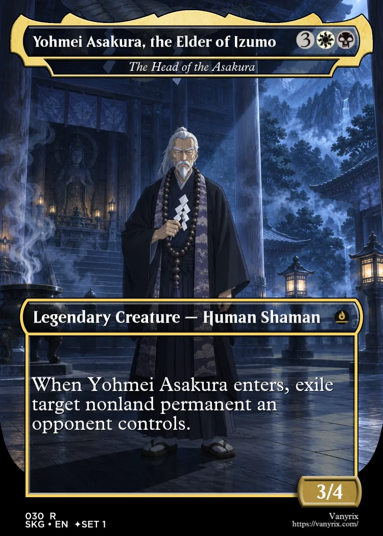 Yohmei Asakura, the Elder of Izumo