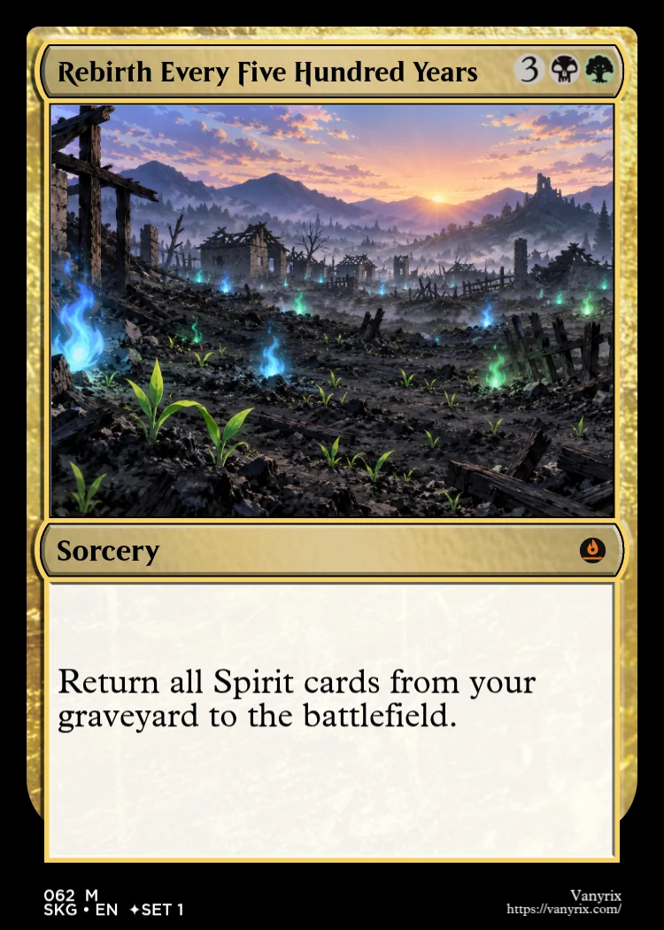 Rebirth Every Five Hundred Years
