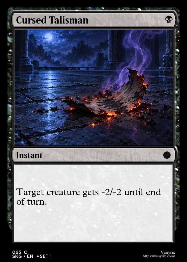 Cursed Talisman