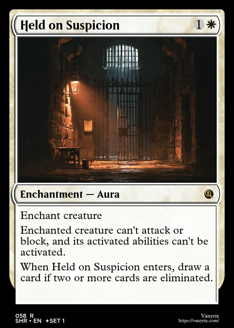 Held on Suspicion