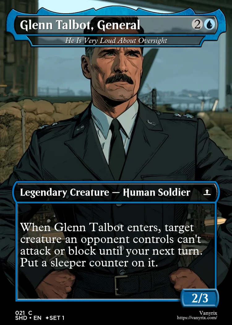 Glenn Talbot, General