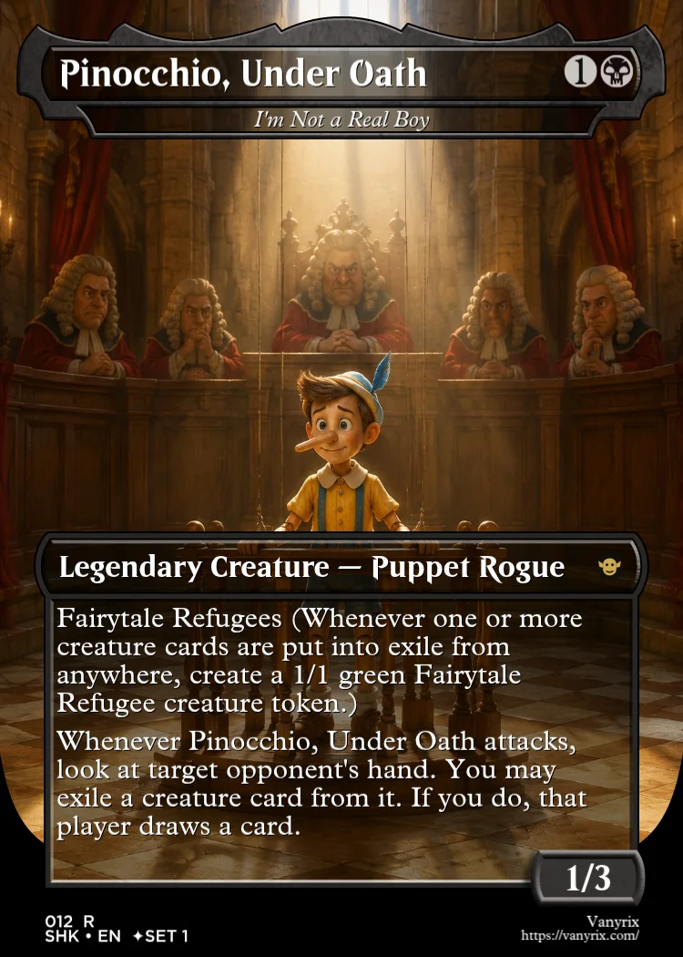 Pinocchio, Under Oath