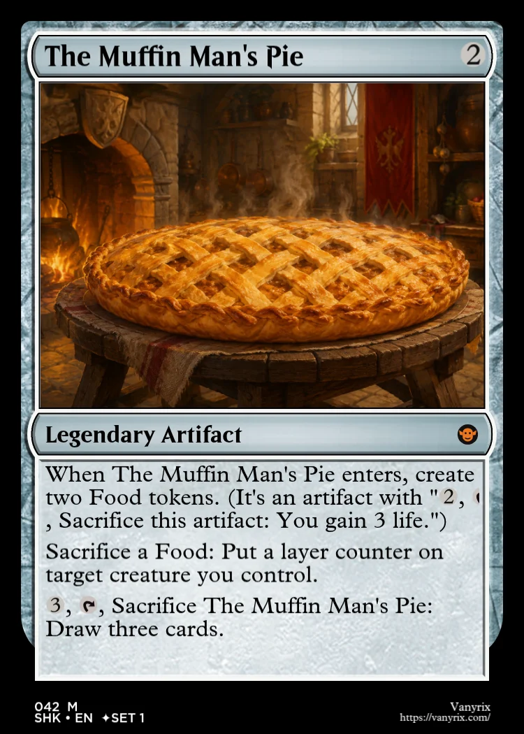 The Muffin Man's Pie