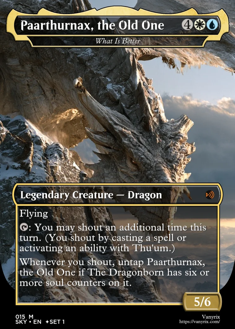 Paarthurnax, the Old One