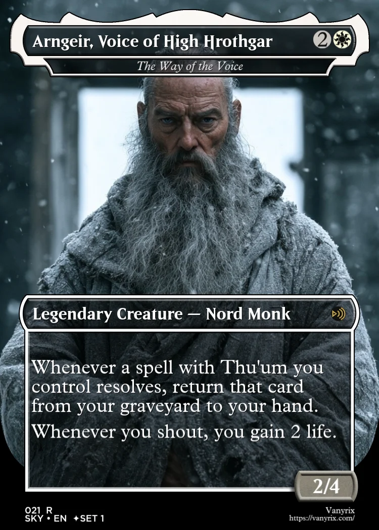 Arngeir, Voice of High Hrothgar