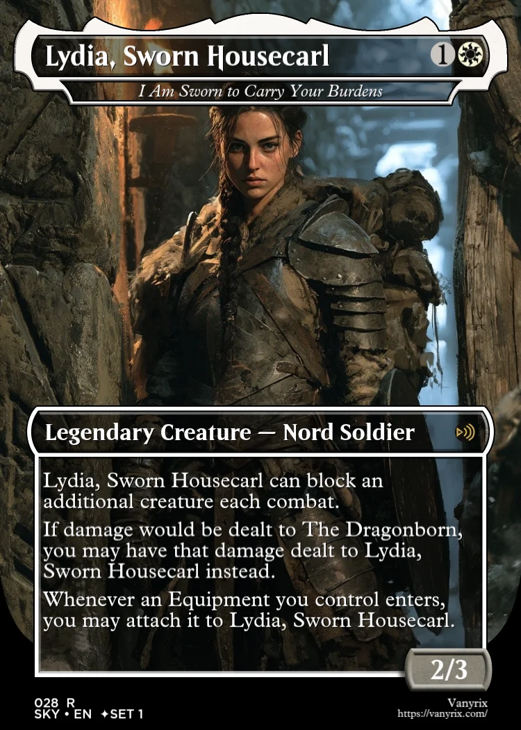 Lydia, Sworn Housecarl