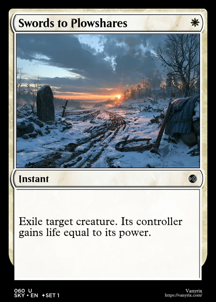 Swords to Plowshares