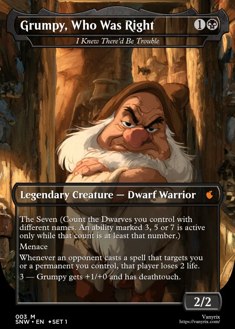 Grumpy, Who Was Right