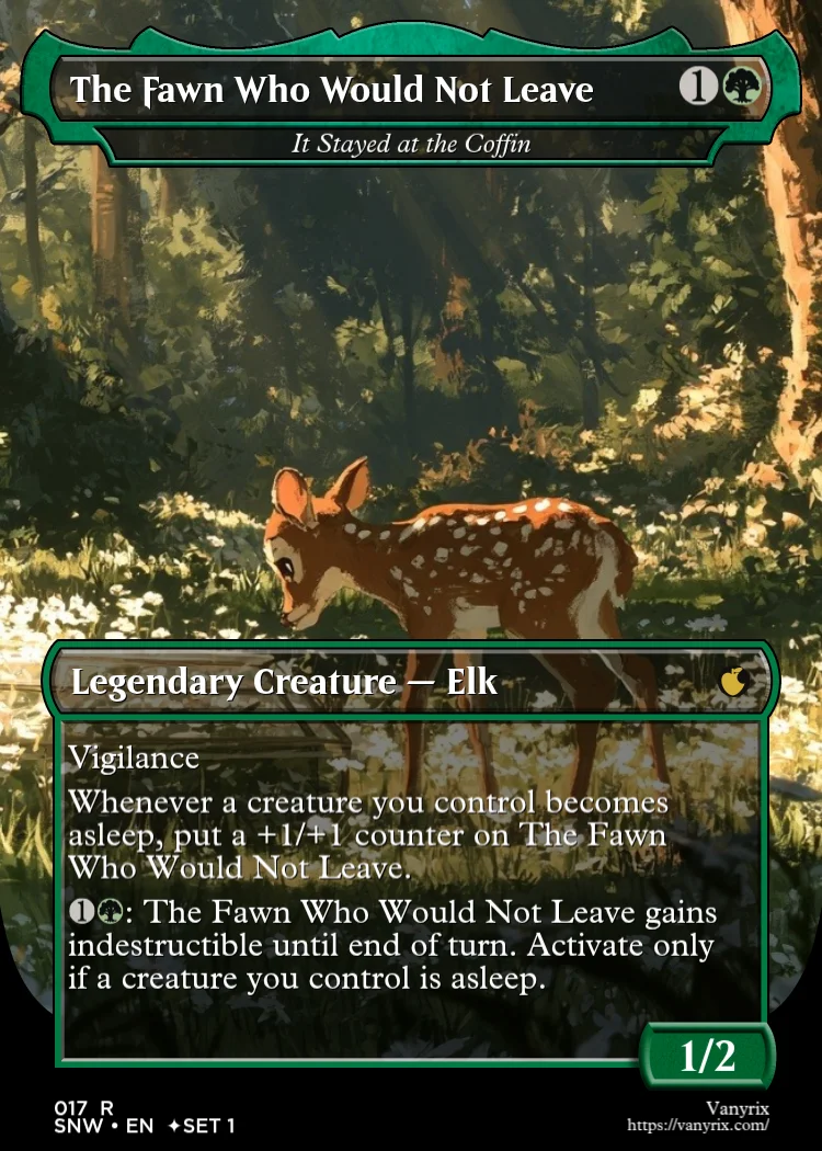 The Fawn Who Would Not Leave
