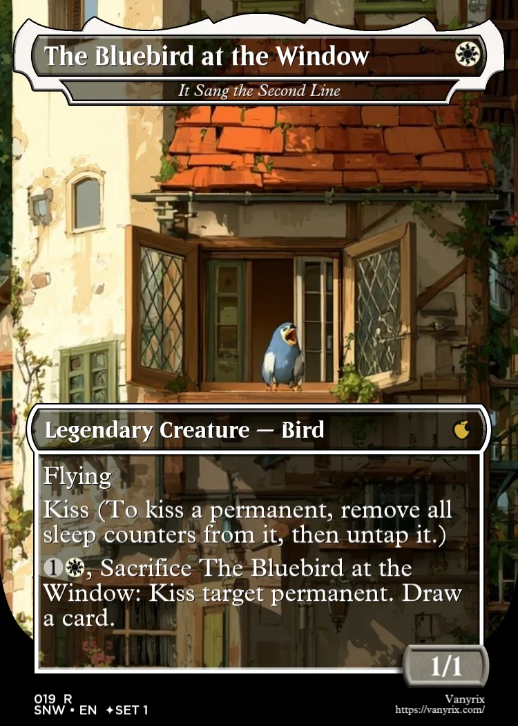 The Bluebird at the Window