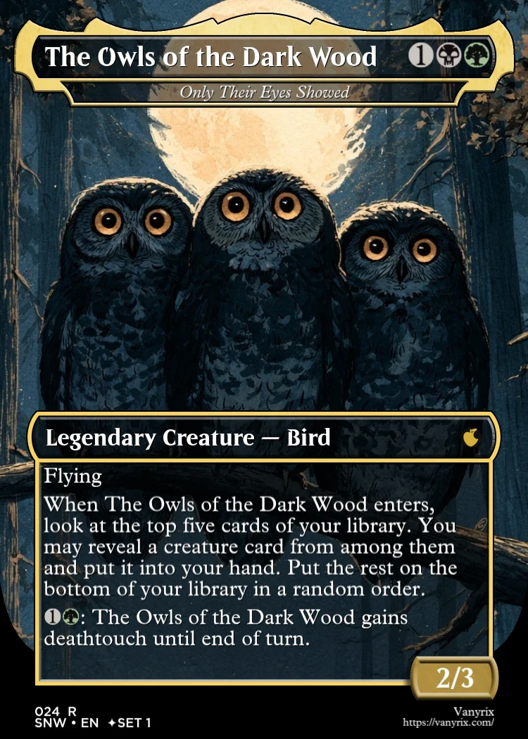 The Owls of the Dark Wood