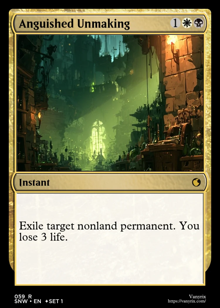 Anguished Unmaking