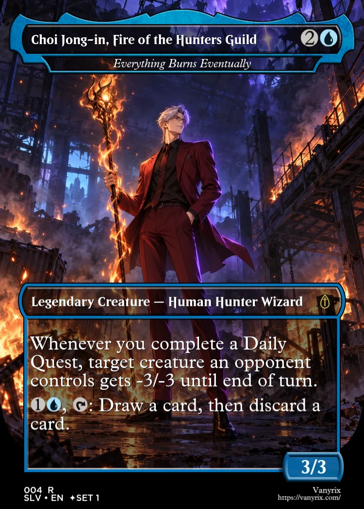 Choi Jong-in, Fire of the Hunters Guild