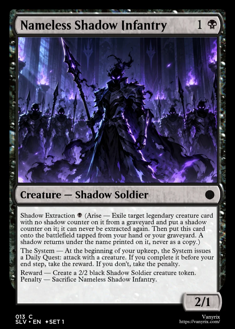 Nameless Shadow Infantry