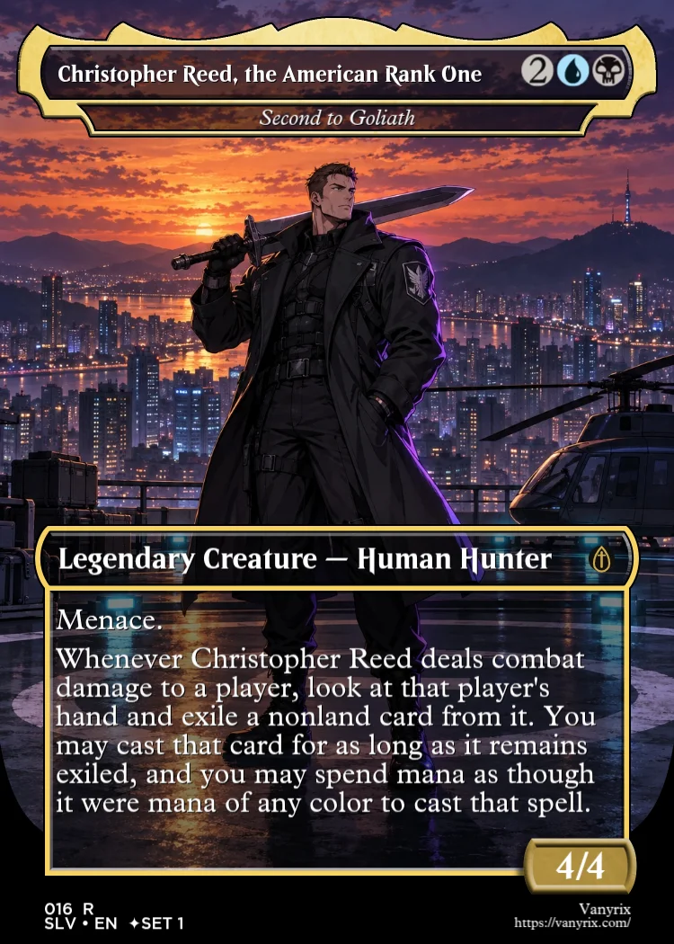 Christopher Reed, the American Rank One